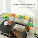 image 10 of PawHut Hamster Cage with 31cm Deep Tray, Tube, 58 x 43 x 57cm