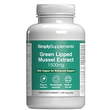Green Lipped Mussel Extract 1500mg - 240 Capsules
