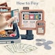 image 4 of Pretend Kitchen Coffee Playset with Cash Register, Coffee Maker & Accessories - Toddler Role Play Toy for Kids 3 plus
