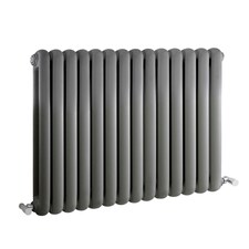 Balterley Aspire Horizontal Double Panel Radiator | Grey | Anthracite | 1