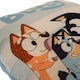 image 2 of Bluey Stripe Filled Cushion - White/Blue - One Size