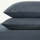 image 1 of OHS 2 x Hotel Luxury Quality Bedroom Housewife Pillowcases, 50x75cm - Denim Blue