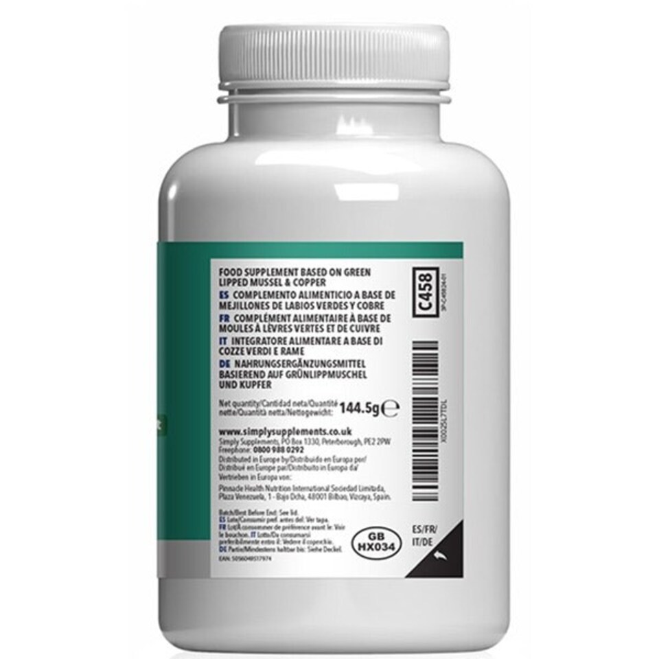 image 1 of Green Lipped Mussel Extract 1500mg - 240 Capsules