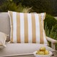 image 1 of Yard Hayle Cotton Outdoor Cushion | Orange | Honey