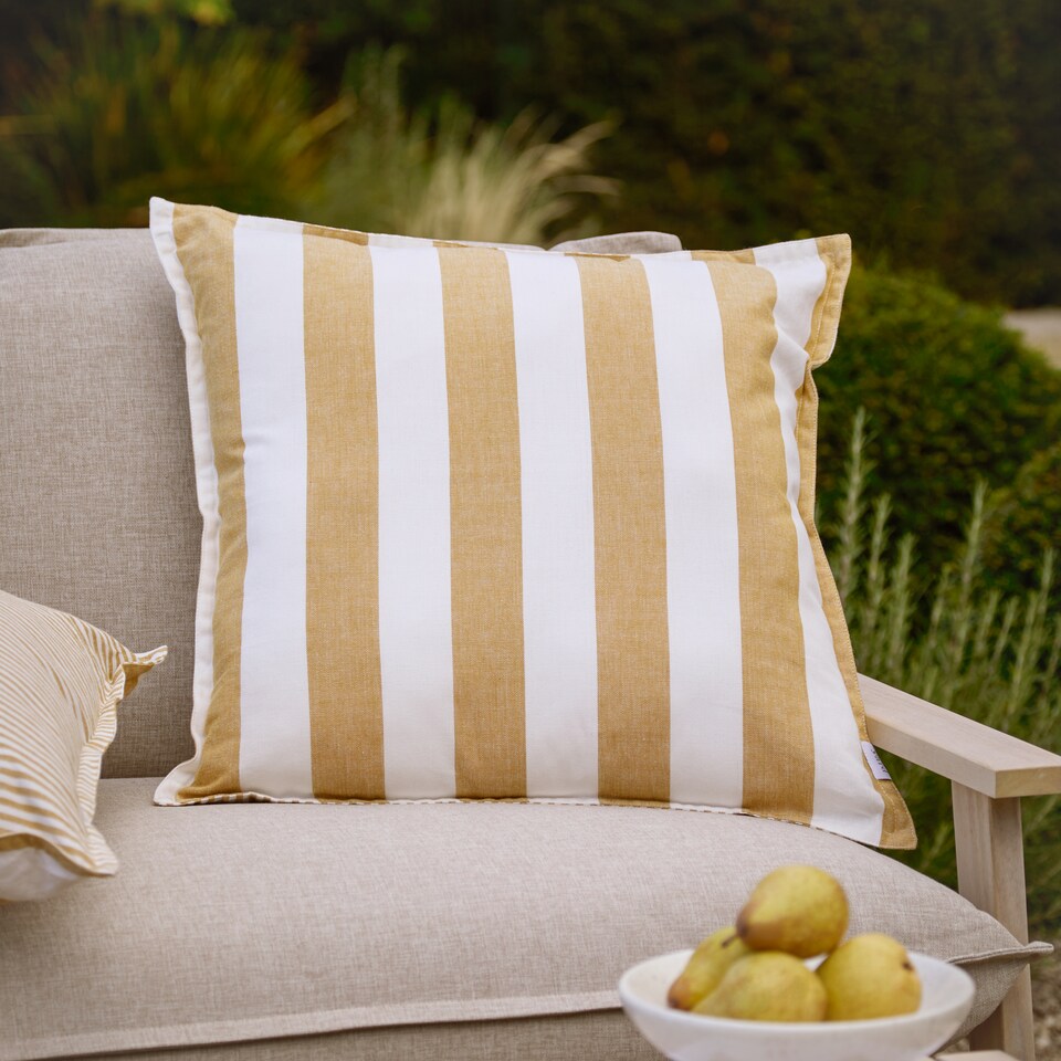 image 1 of Yard Hayle Cotton Outdoor Cushion | Orange | Honey