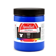 Speedball Fabric Screen Printing Ink, Blue, 8oz