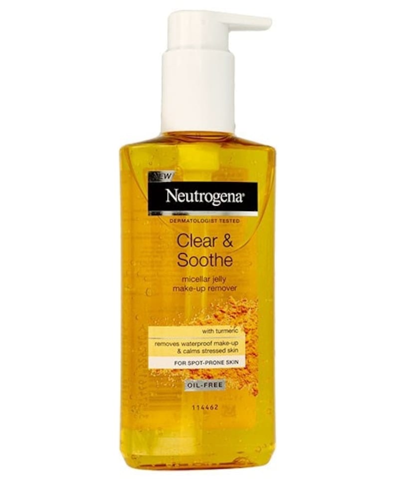image 1 of Johnson And Johnson Neutrogena Clear And Soothe Make Up Remover With Turmeric