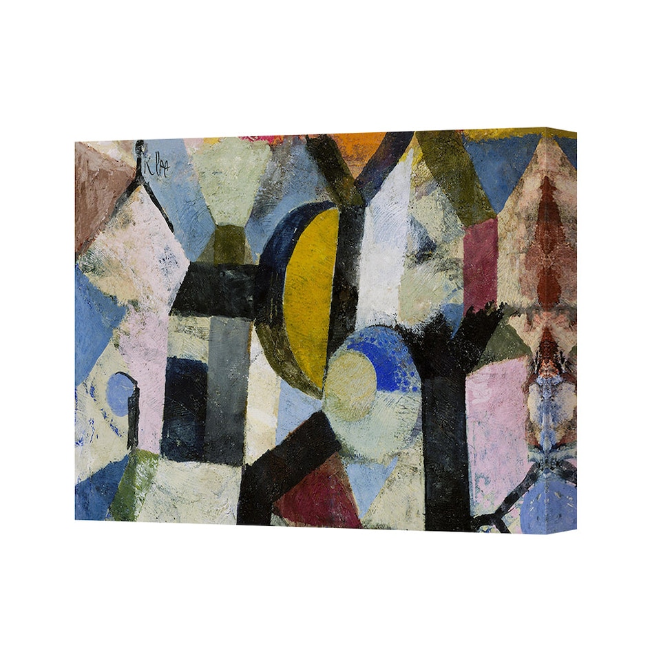 Abstract Geometric Canvas Wall Art Painting Colorful Modern Home Decor ...