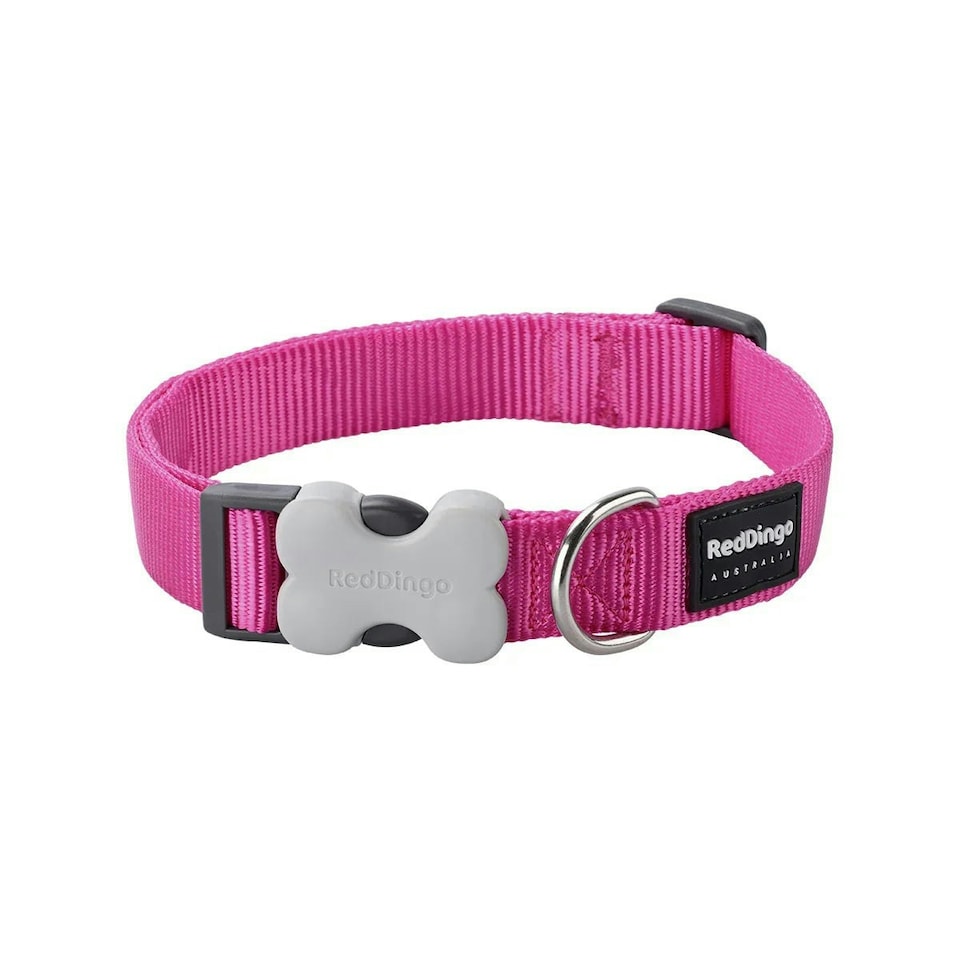 image 1 of Dog Collar Classic Hot Pink Pink | XS