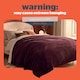 image 6 of Silentnight Heat Genie Self Heating Giant Blanket Purple | Berry