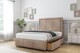 image 3 of Sloomy Lancaster Mink Naples Divan Bed With Mattress 4 Drawers With 26" Strutted Headboard & 12" Matching Footboard 4' Small Double | Brown | Mink | Small Double | 1
