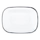 image 4 of Argon Tableware White Enamel Pie Dish - 25.5cm - Navy
