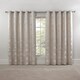 image 2 of English Garden Lined Eyelet Jacquard Curtains 116cm x 183cm Cream | Cream | Cream