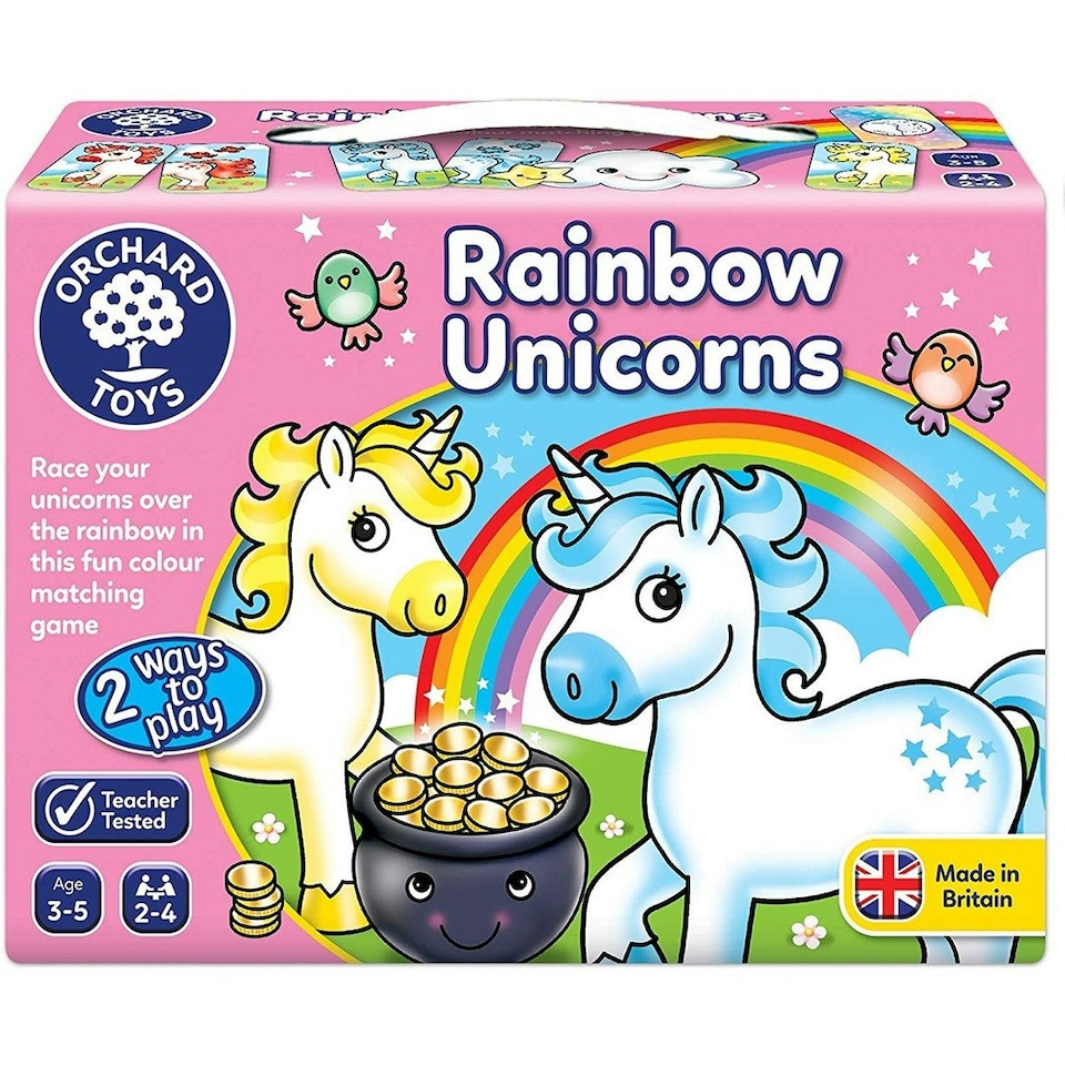 image 1 of Orchard Toys Rainbow Unicorns Game