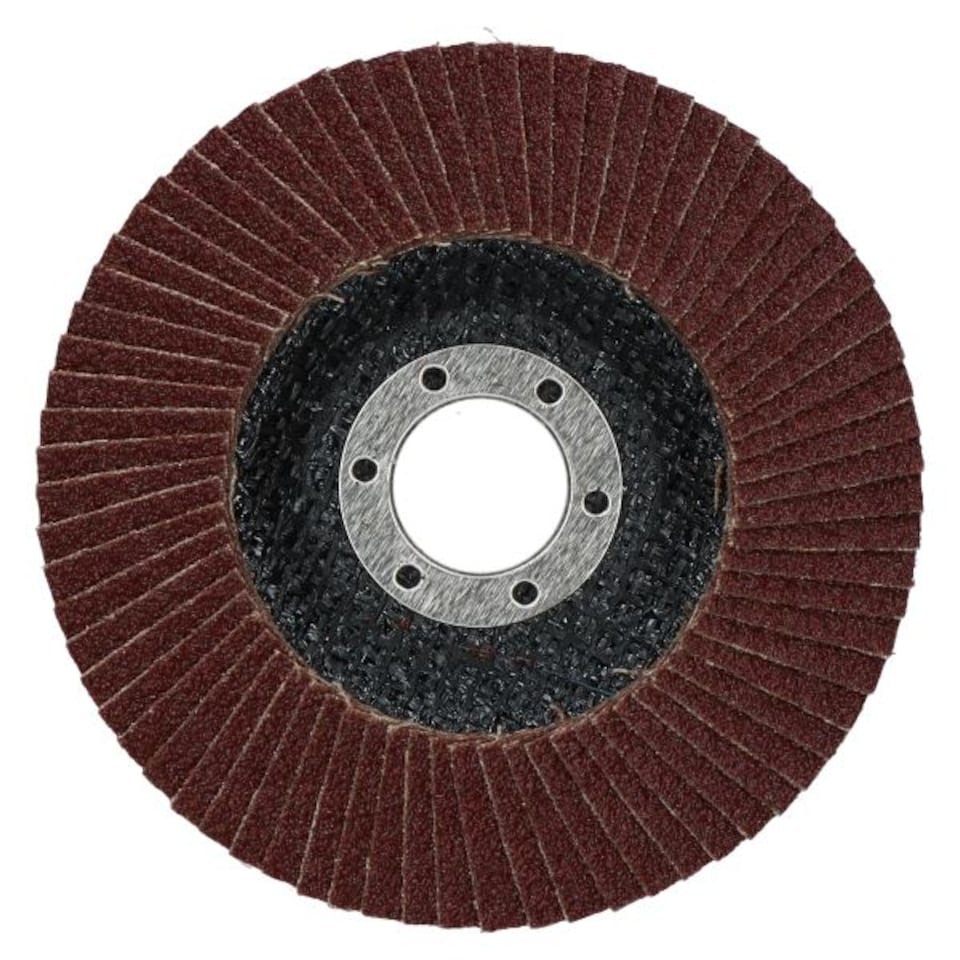 image 1 of 80 Grit Flap Discs Sanding Grinding Rust Removing For 4-1/2" Angle Grinders 1pc