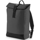 image 1 of Bagbase Reflective Roll Top Backpack - Black/Reflective - One Size