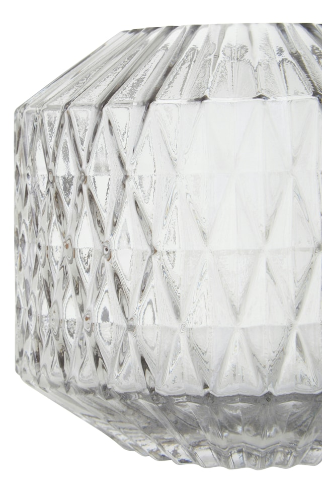 image 1 of Brice Small Grey Glass Vase | Grey