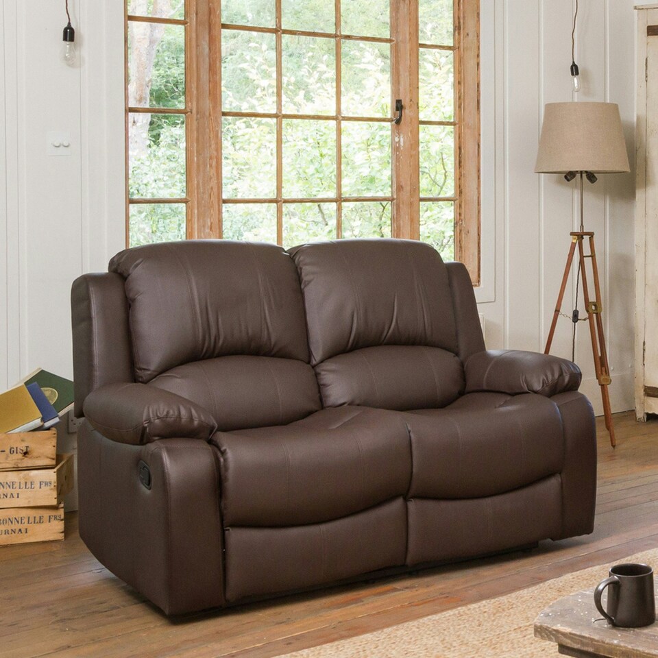 image 1 of Glendale 2 Seat Reclining Sofa - Brown