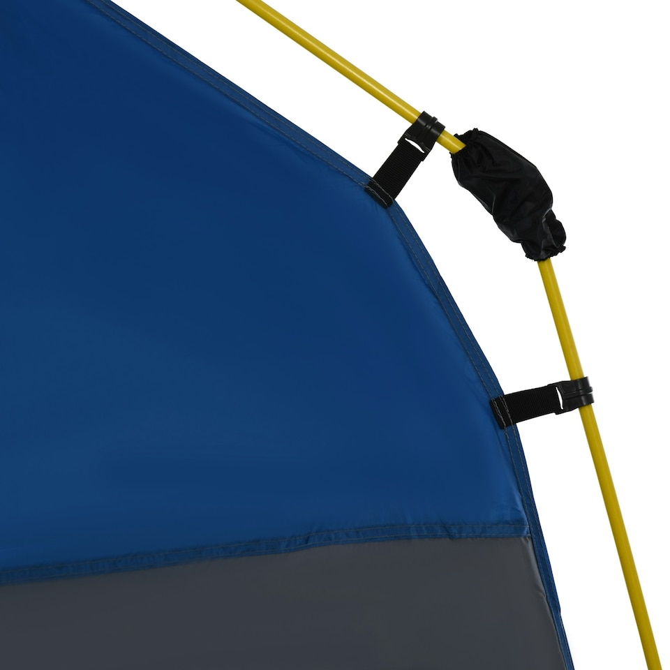 image 1 of Outsunny 4 Man Pop Up Tent Camping Backpacking Dome Tent, Green
