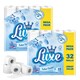 image 2 of Luxe Mega 32 Pack 2-Ply Toilet Tissue | White | 3 - White | 3 Mega Pack | 3