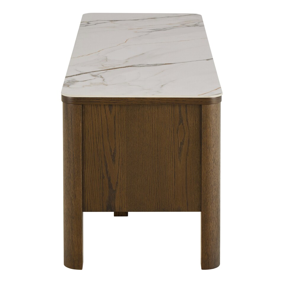 image 1 of Southampton TV Unit 2 Doors 1 Shelf in Ceramic Cream Cream