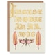 image 1 of Model Book of Calligraphy Art Card Chard and Red Winged Grasshopper