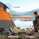 image 6 of Outsunny Double Layer Pop Up Tent with Rainfly, Portable Camping Shelter | Multi