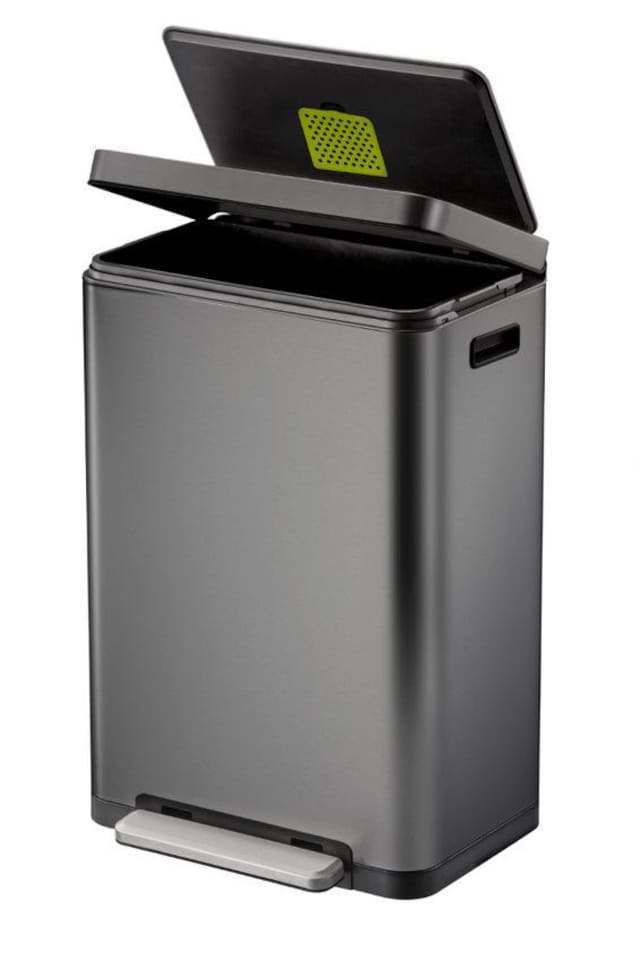 image 1 of X Cube Pedal Bin 45L | Grey | Titanium Grey | 45L