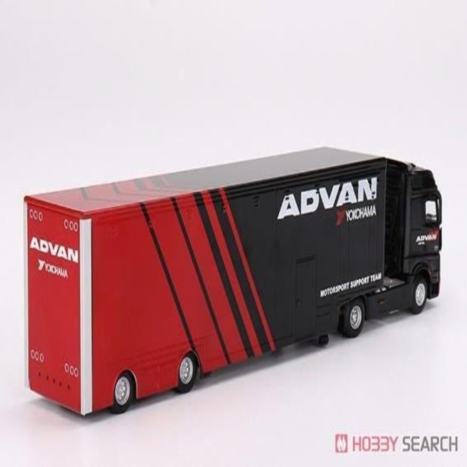 image 1 of Mercedes Benz Actros With Racing Transporter Advan RHD 1:64 Scale MGT00741R