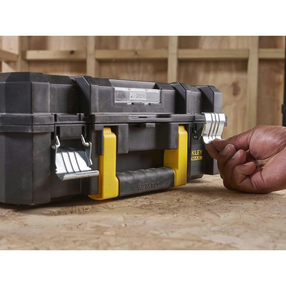 image 1 of Stanley Storage Fatmax Pro-stack Shallow Box - Multi Colour - One Size Multi