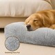 image 3 of Skylos Grey Extra Large Dog Bed Mattress Plush Cushion Pet Crate Pad Mat | Grey | 112 x 85cm | One Size