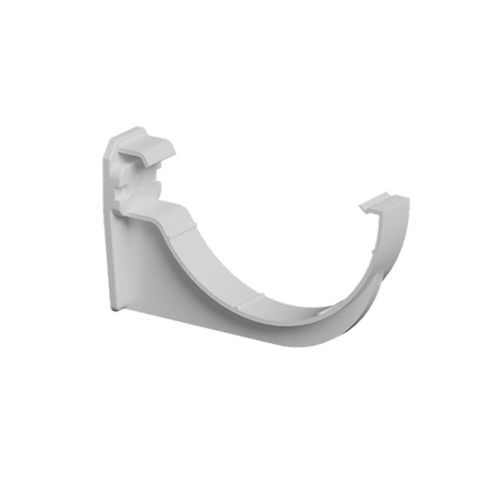 image 1 of FloPlast 170mm XtraFlo Industrial Half-Round Gutter Kit 20m - White