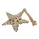 image 2 of The Noel Collection Small Star Decoration - Wicker - L1 x W8 x H8 cm - Brown