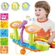 image 1 of Beginners Musical Table Top Drum Kit Play Set