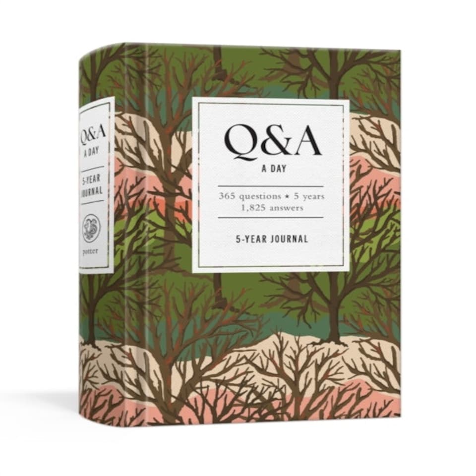 Q&a A Day Woodland 5-year Journal
