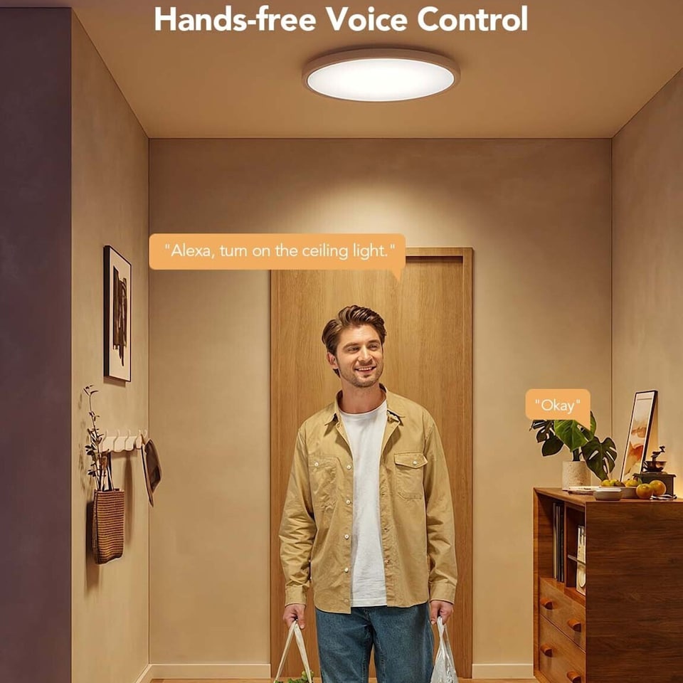 image 1 of Govee Round Smart Ceiling Light 30cm RGBWW + RGBIC