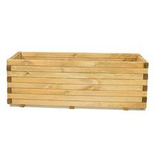 Primrose Pine Raised Flower Bed Planed Trough Planter Timber 110cm