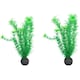 image 1 of Aquatic Aquarium Fish Tank Self Sinking Medium Silk Plant H-20cm (No4) 2PK