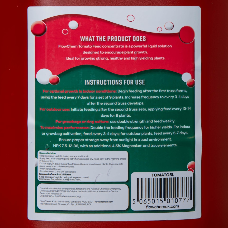 image 1 of 5 Litres Tomato Concentrate Plant Feed
