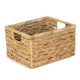 image 7 of Nordic Water Hyacinth Storage Basket Brown | Brown | L