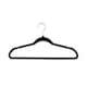 image 3 of Addis Velvet Hangers 5-Pack, Non-Slip