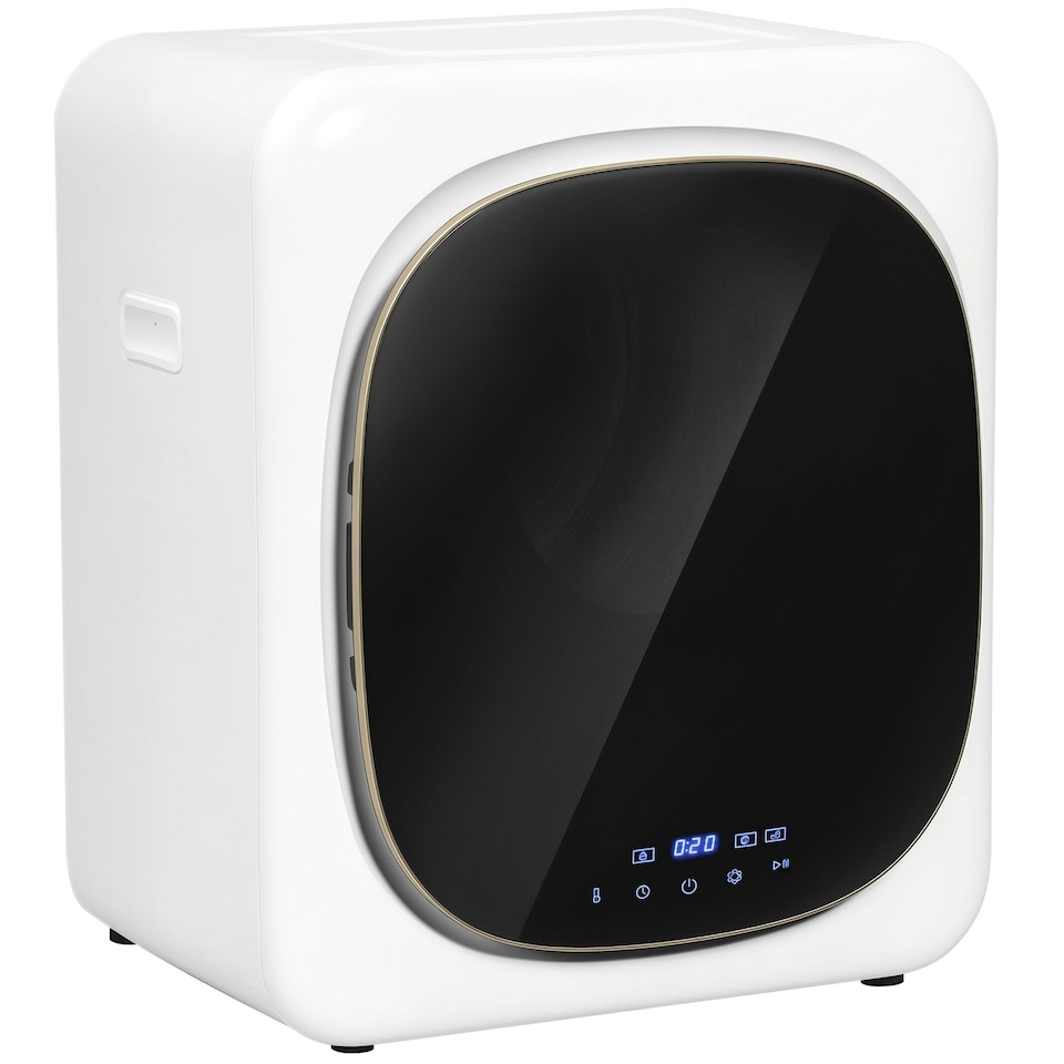 image 1 of HOMCOM 4kg 800W Vented Tumble Dryer with Deodorize, Smart Mode