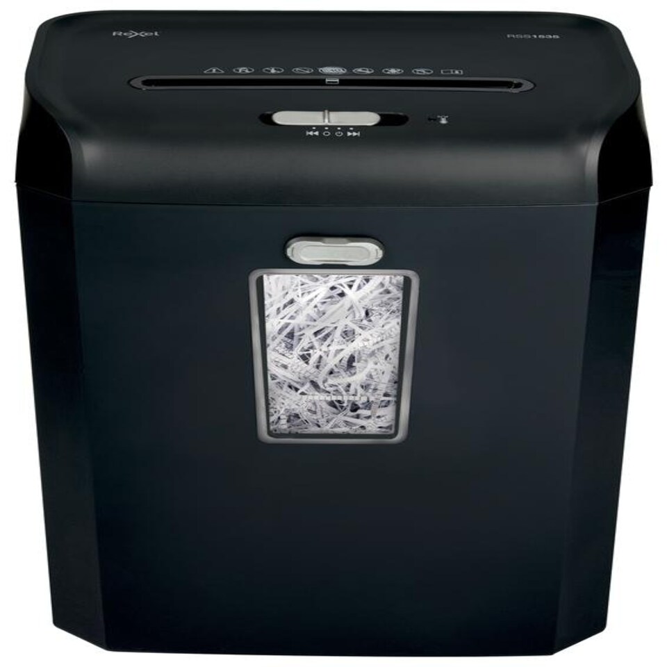 Rexel Promax QS RDD1535 Strip Cut Shredder 35 Litre 15 Sheet Black 2104586