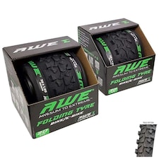 AWE AWERide Set x 2 26" x 1.95" Folding Tyre Bike/E-Bike 40 PSI + 30 TPI