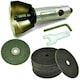 image 1 of 3" Air Cut Off Tool Cut-off Tool Grinder Cutoff 25pk Cutting Grinding Discs 75mm