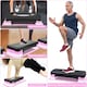 image 4 of Aerobic Stepper Yoga Step Board Gym Fitness Exercise Cardio Adjustable Blocks Pink