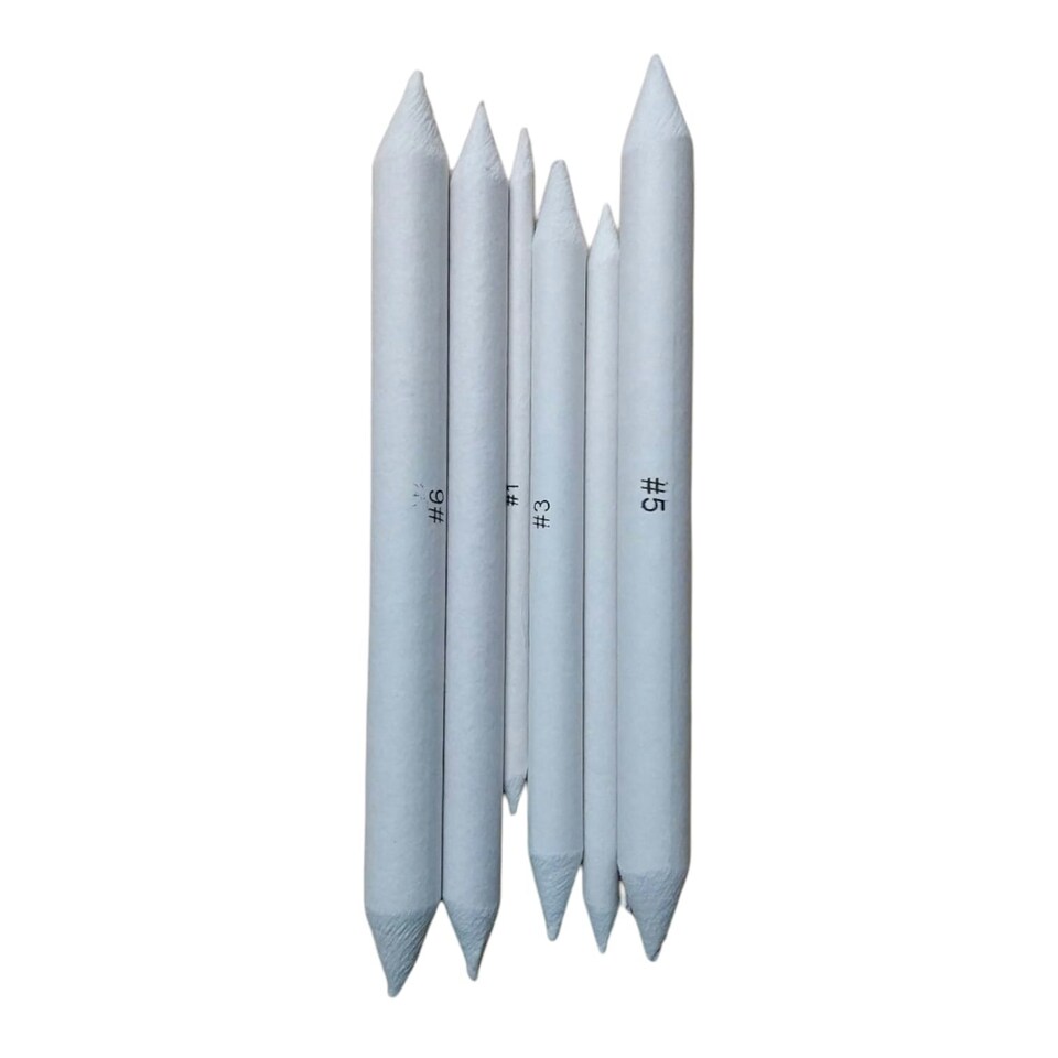 image 1 of Pack of 6 Assorted Size Sketch Paper Brush Set