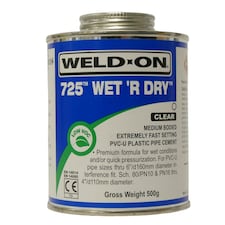 Plastica 1 x 500ml Wet r Dry Fast Cure Cement