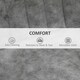 image 4 of HOMCOM Set Of 2 Microfibre Retro Tub Bar Stools Metal Frame Footrest Seat Grey