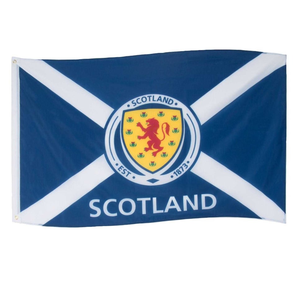 image 1 of Scottish FA Crest Flag | Blue | Blue | One Size | 1